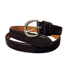 Vintage American Design Genuine Leather Mens Belt Brown Classic USA SZ 2XL 46/48